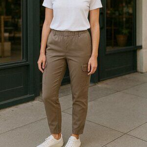 ROCKSTAR Tan Cargo Pants (ankle zippers) 10